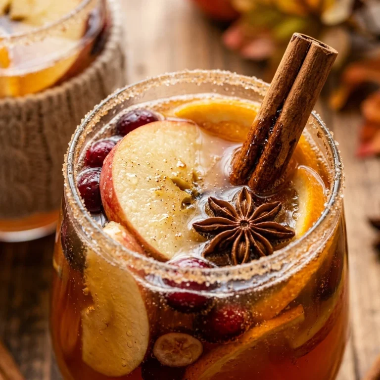 Fall Apple Cider Sangria With Cinnamon Non Alcoholic Easy
