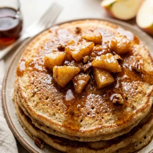 Fall Cinnamon Apple Pancakes Fluffy Easy Perfect Stack Brunch