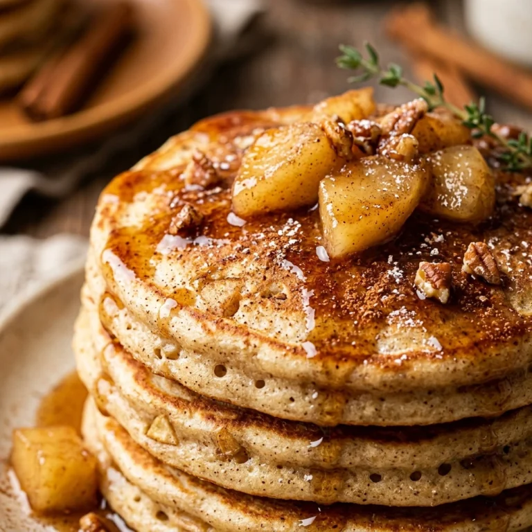Fall Pancakes Apple Cider And Cinnamon Fluffy