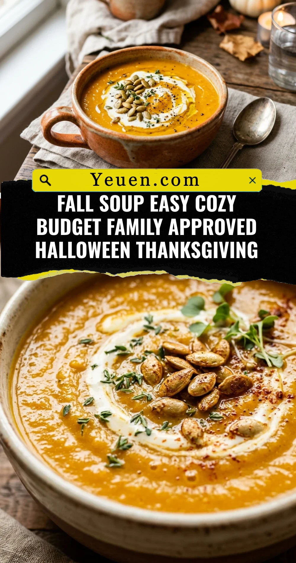 Fall Soup Easy Cozy Budget Family Approved Halloween Thanksgiving