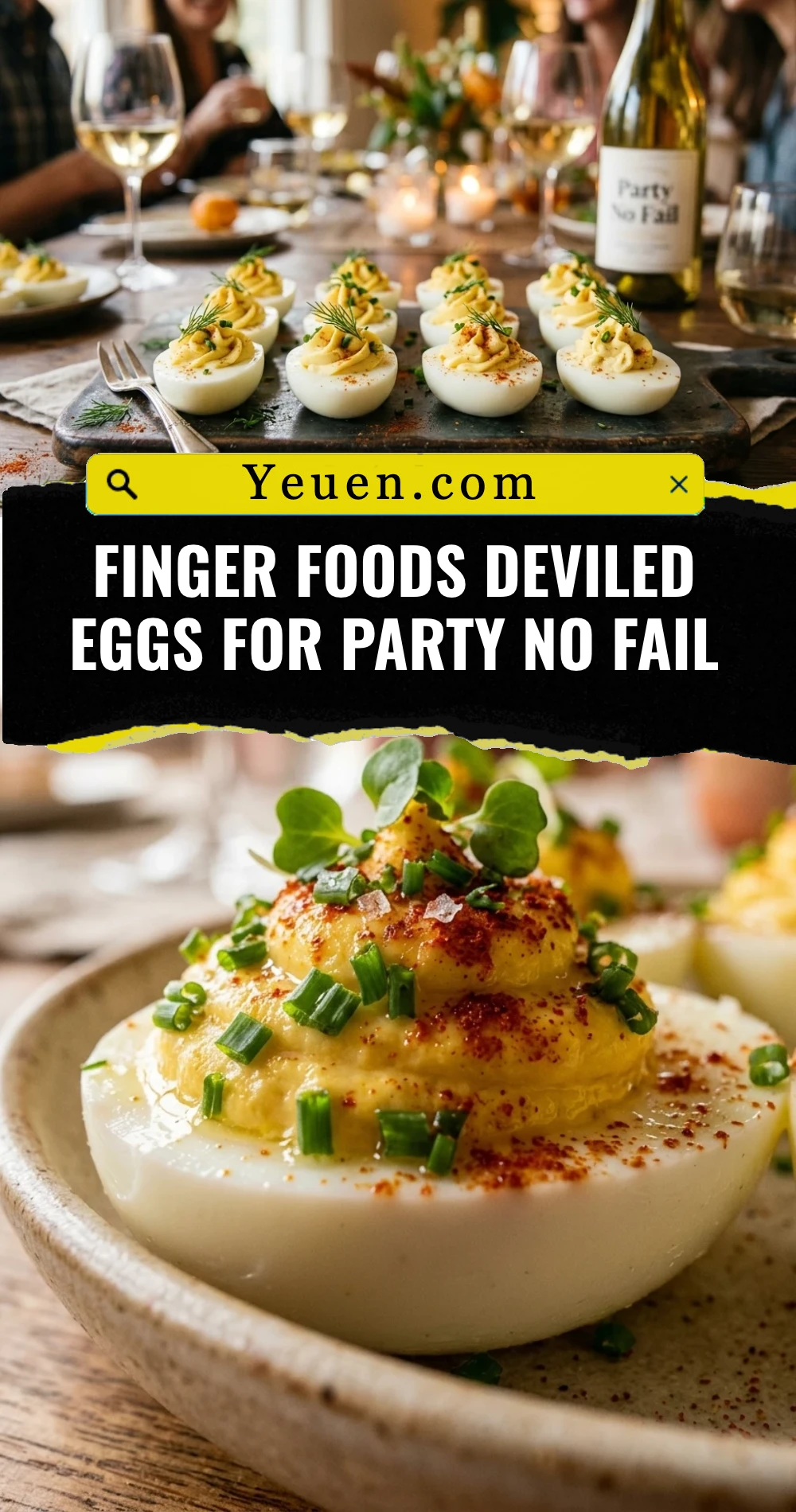 Finger Foods Deviled Eggs For Party No Fail