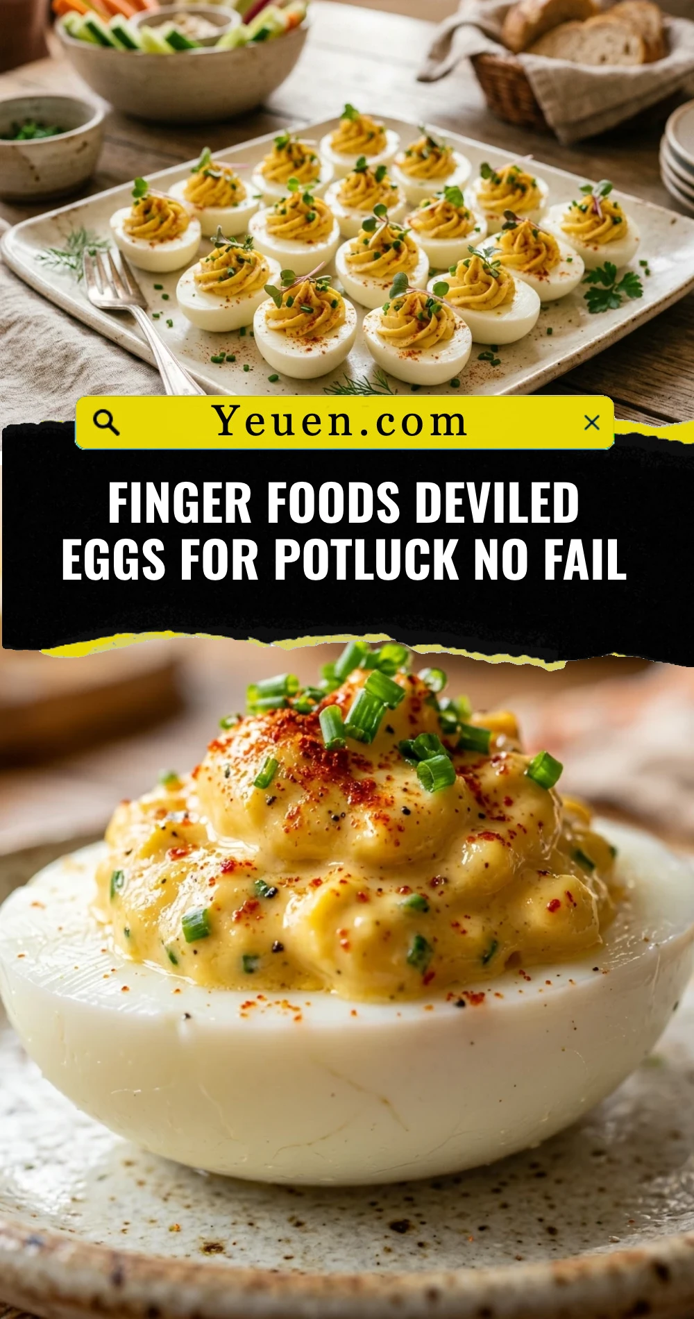Finger Foods Deviled Eggs For Potluck No Fail