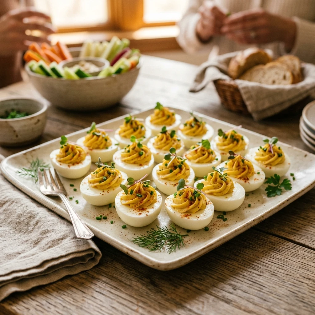 Finger Foods Deviled Eggs For Potluck No Fail