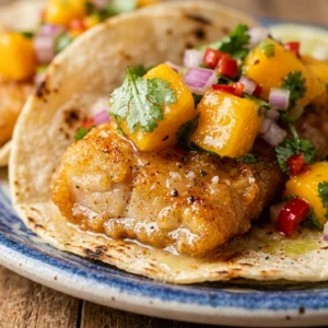 Fish Tacos With Mango Salsa Easy 20 Minute Seafood Ultimate Recipe Healthy