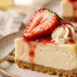 Flavored Strawberry Cheesecake Viral Easy Creamy