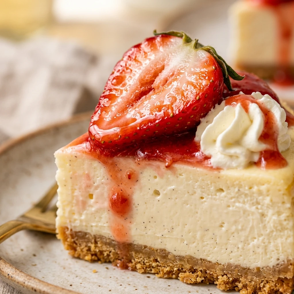 Flavored Strawberry Cheesecake Viral Easy Creamy