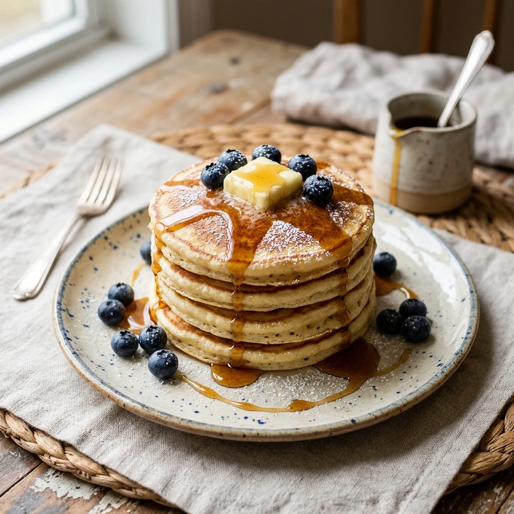 Fluffy Buttermilk Pancakes Golden Delicious Perfect Every Time Easy 3 Ingredient