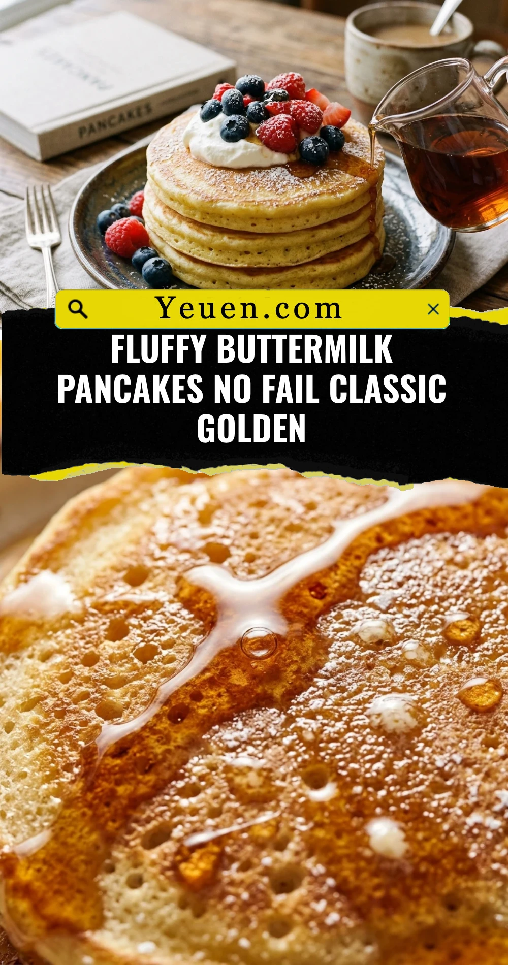 Fluffy Buttermilk Pancakes No Fail Classic Golden