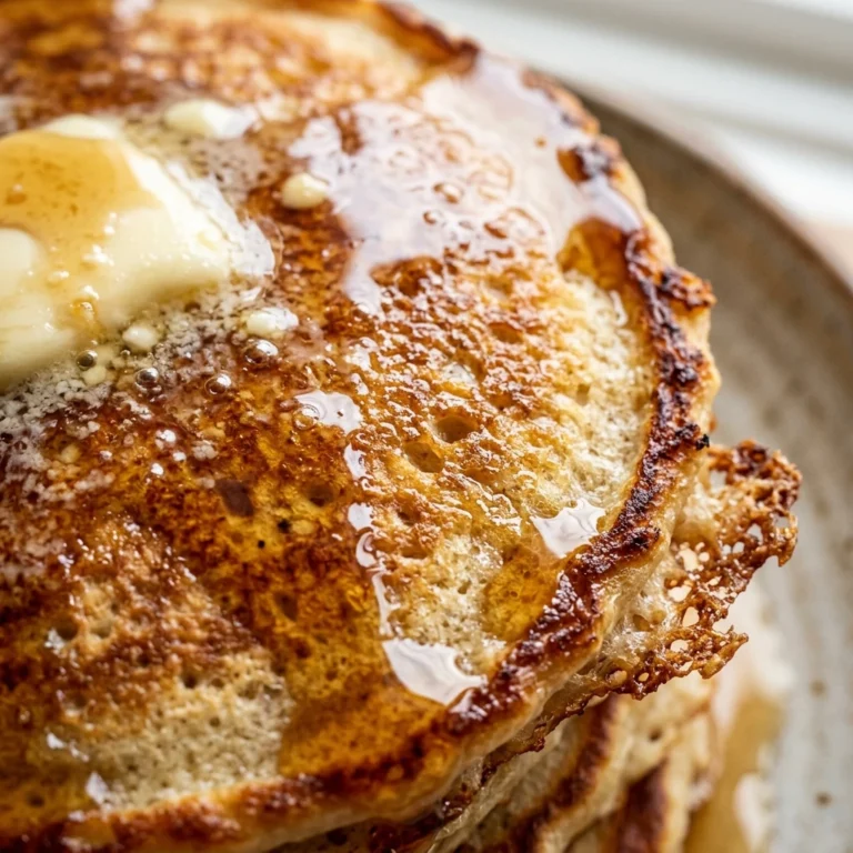 Fluffy Buttermilk Pancakes With Crispy Edges