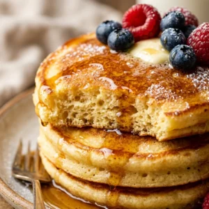 Fluffy Golden Pancakes Perfect Every Time Easy 3 Ingredient Stacks