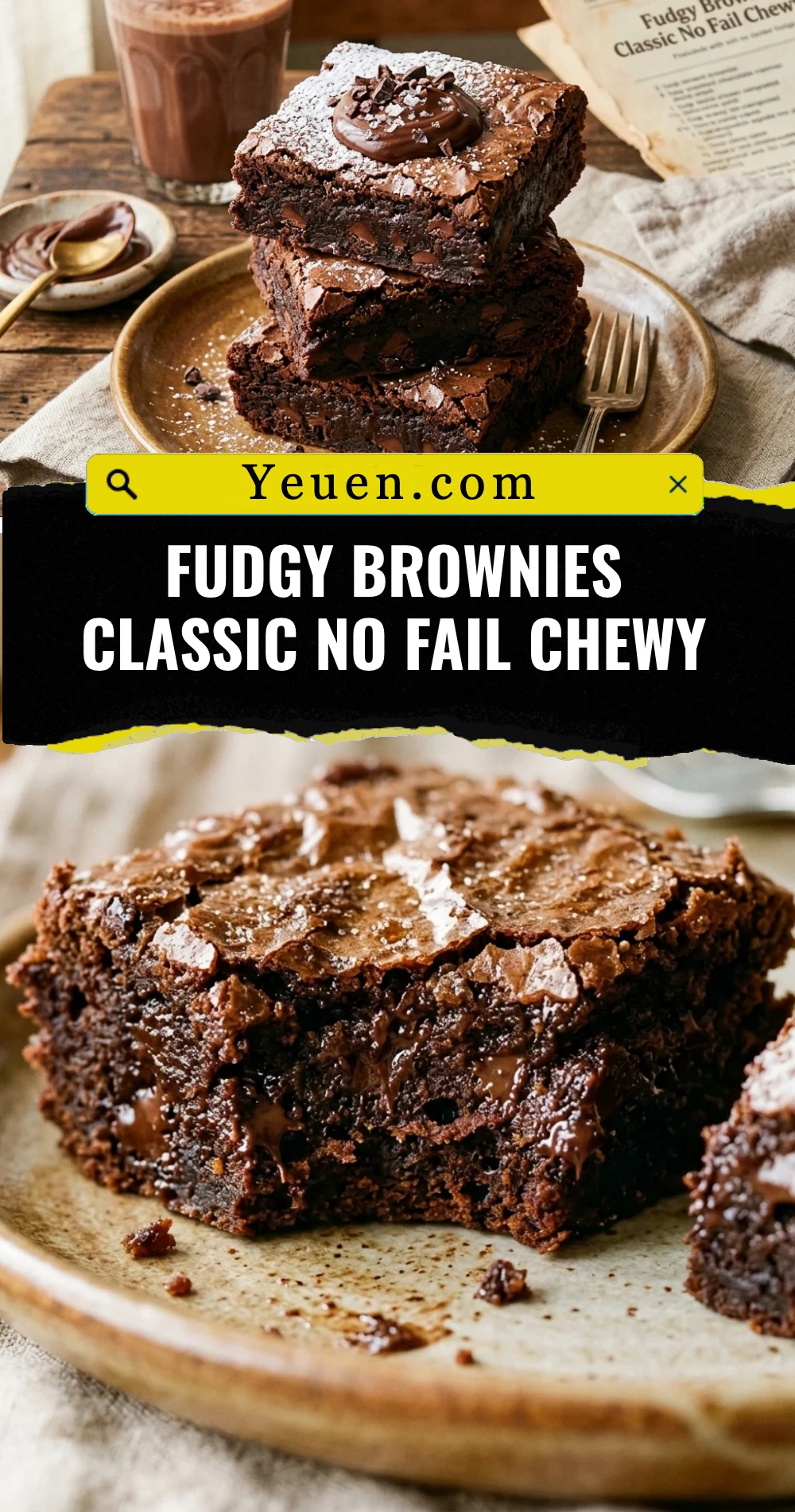 Fudgy Brownies Classic No Fail Chewy