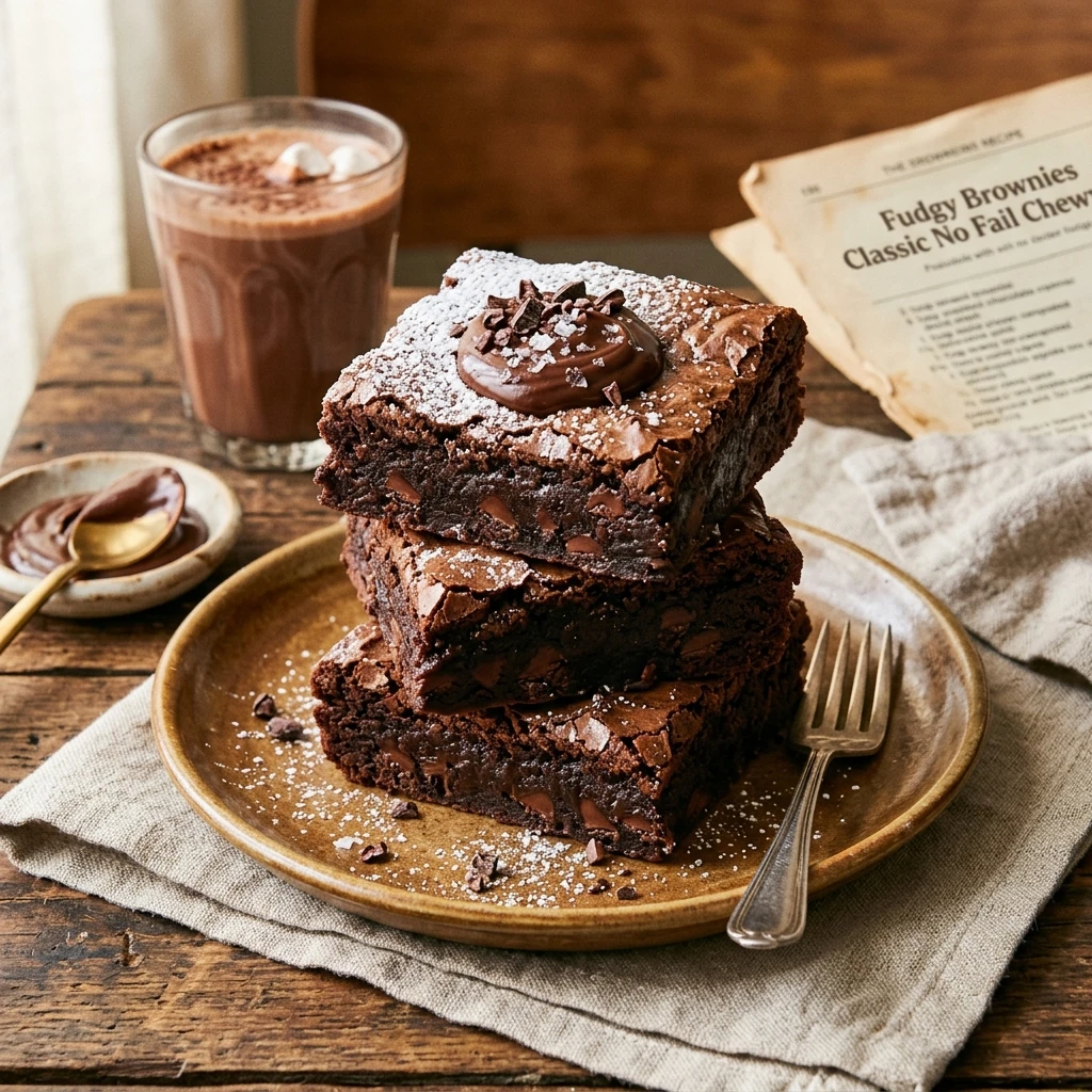 Fudgy Brownies Classic No Fail Chewy