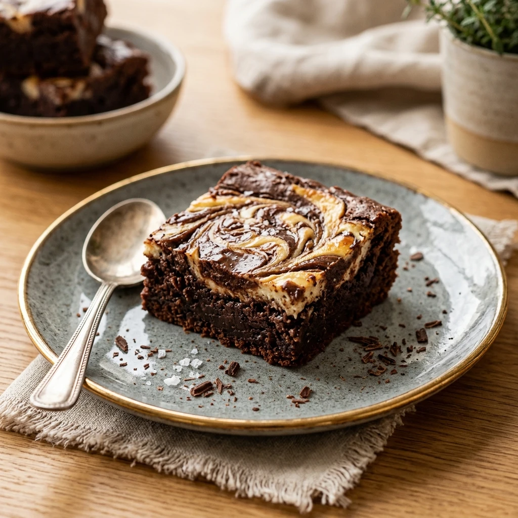 Fudgy Brownies With Cream Cheese Swirl Chewy