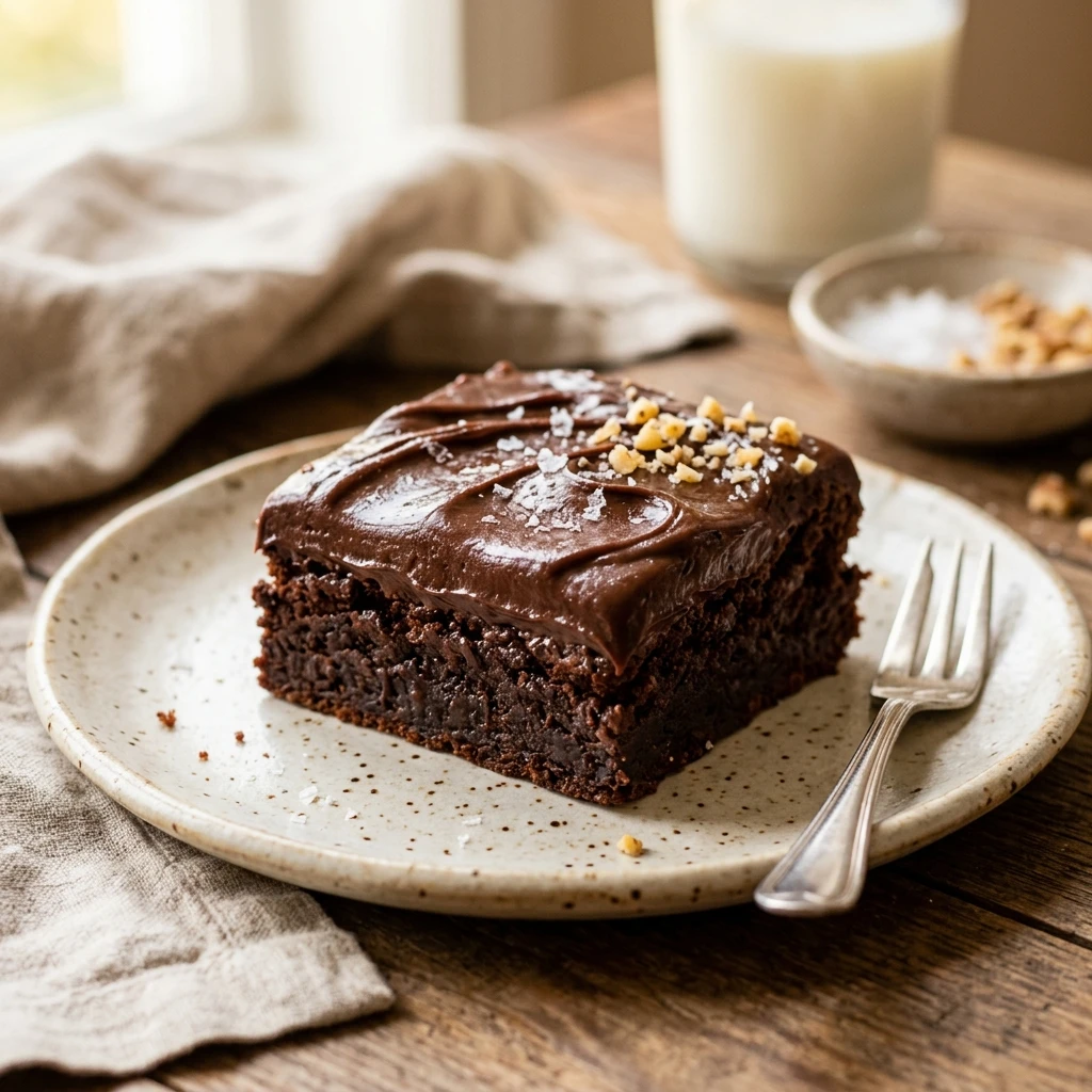 Fudgy Brownies With Frosting Chewy Classic