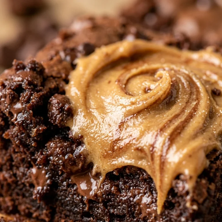 Fudgy Brownies With Peanut Butter Frosting Chewy