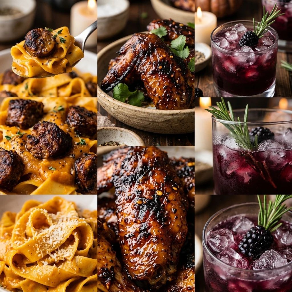 Full Halloween Menu: Dinner + Snack + Drink (30 Min)