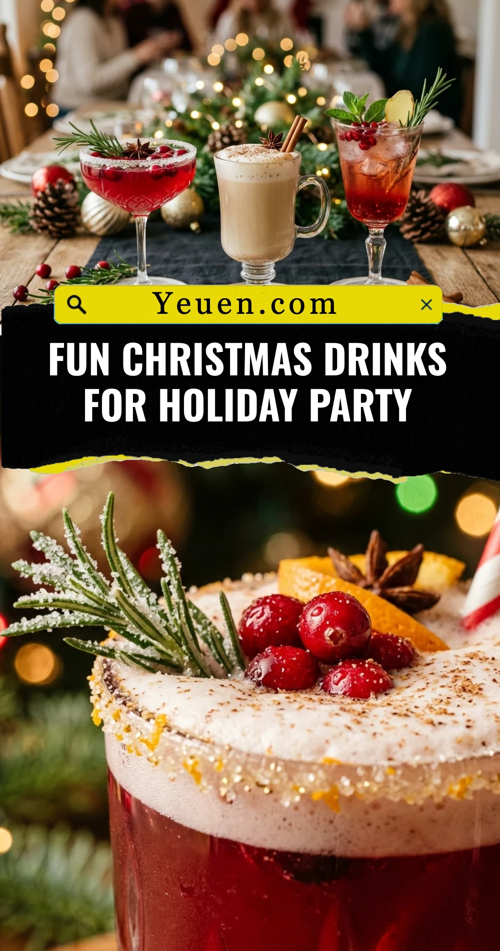 Fun Christmas Drinks For Holiday Party