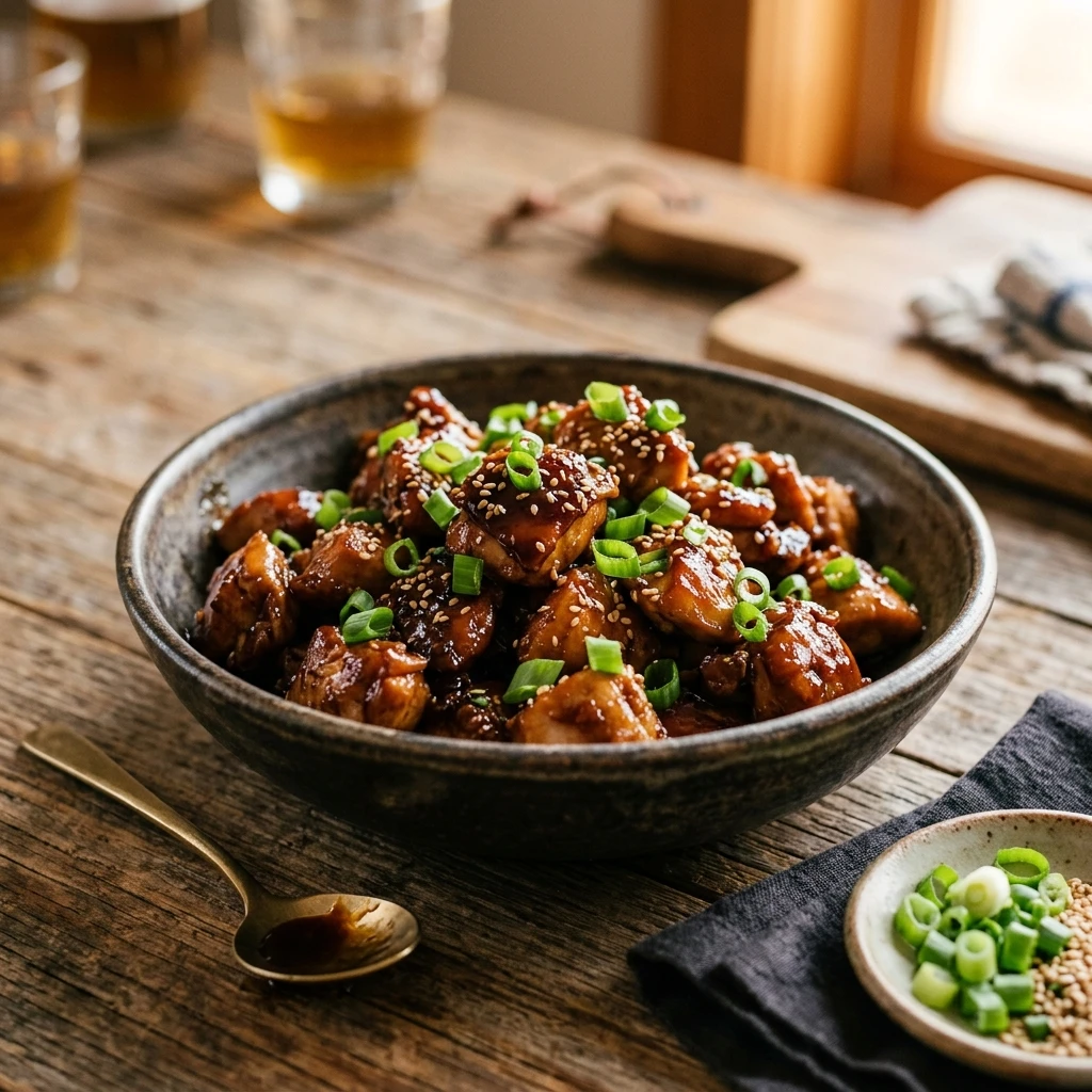 Game Day Crockpot Bourbon Chicken Bites High Protein Crowd Under $20 Feeds A Crowd
