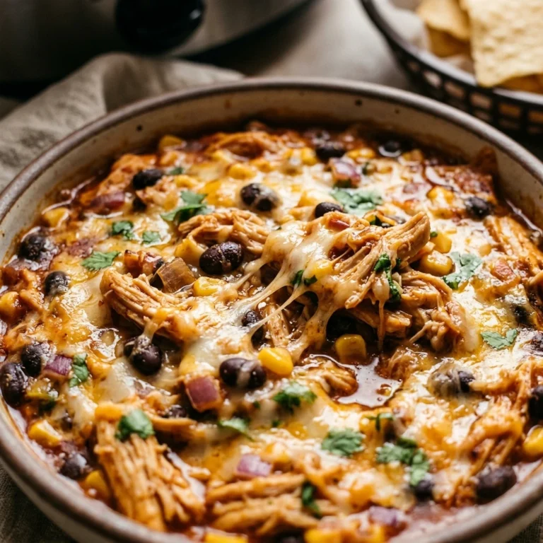 Game Day Crockpot Chicken Enchilada Dip High Protein Crowd Under $20