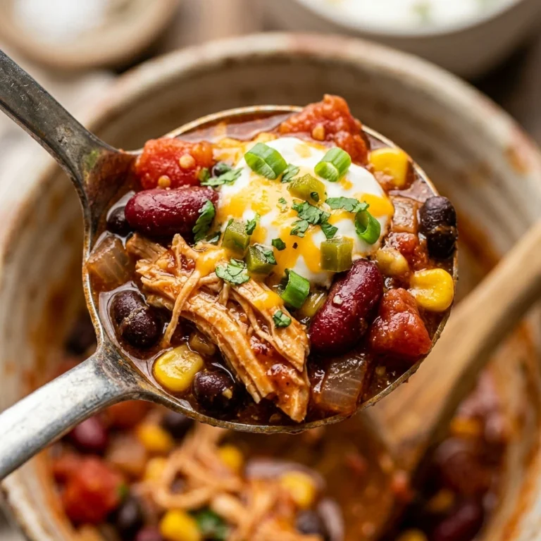 Game Day High Protein Crockpot Chicken Chili That Feeds A Crowd Under $20