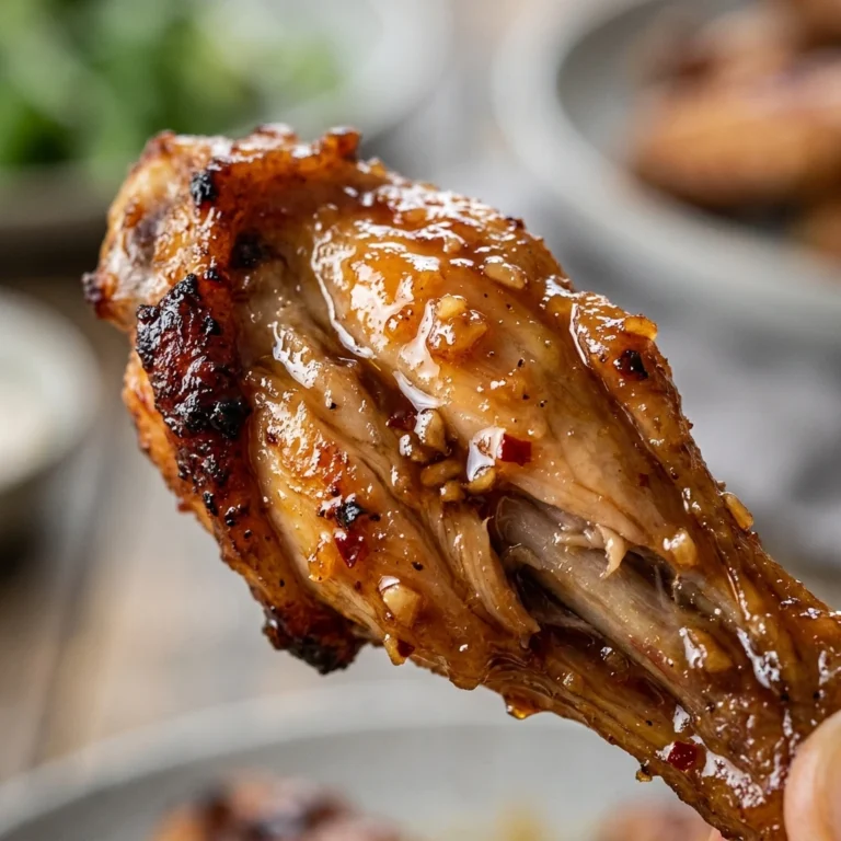 Game Day Slow Cooker Honey Garlic Chicken Wings High Protein Under $20 Feeds 12