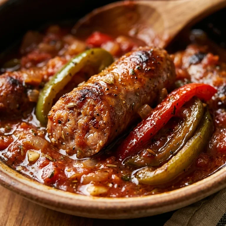 Game Day Slow Cooker Sausage And Peppers High Protein Crowd