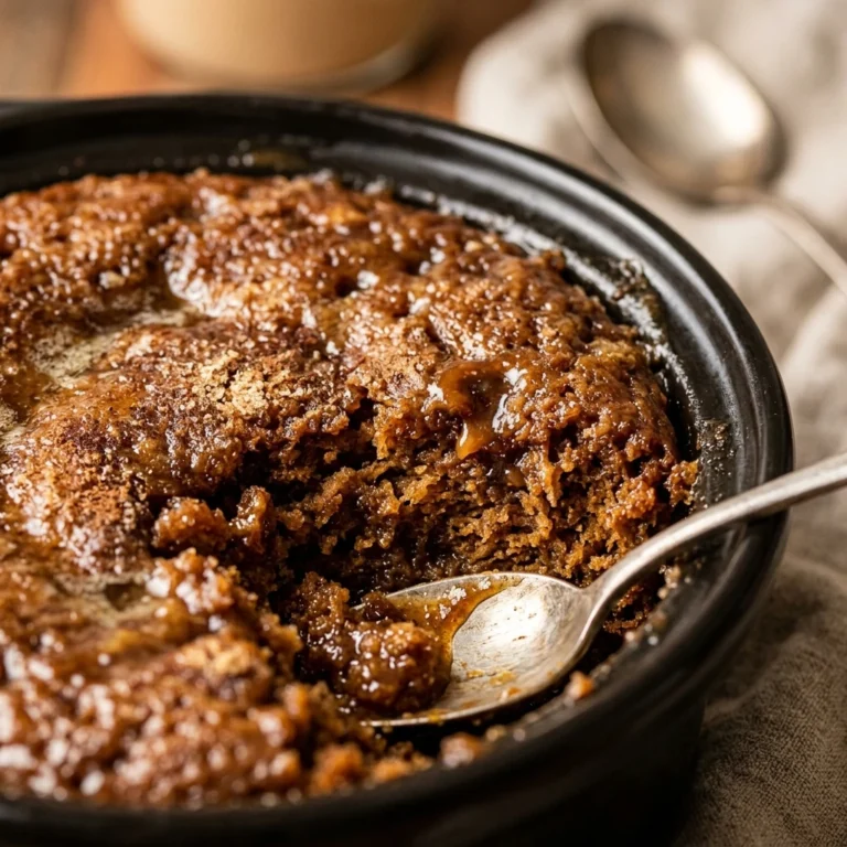 Gingerbread Caramel Dump Cake Crockpot