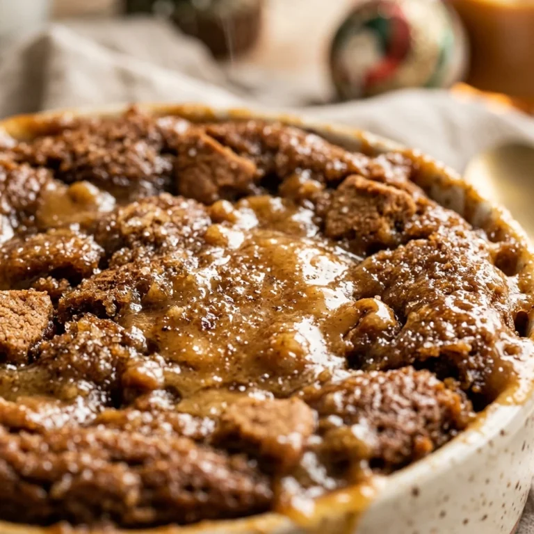Gingerbread Cookie Butter Dump Cake Holiday