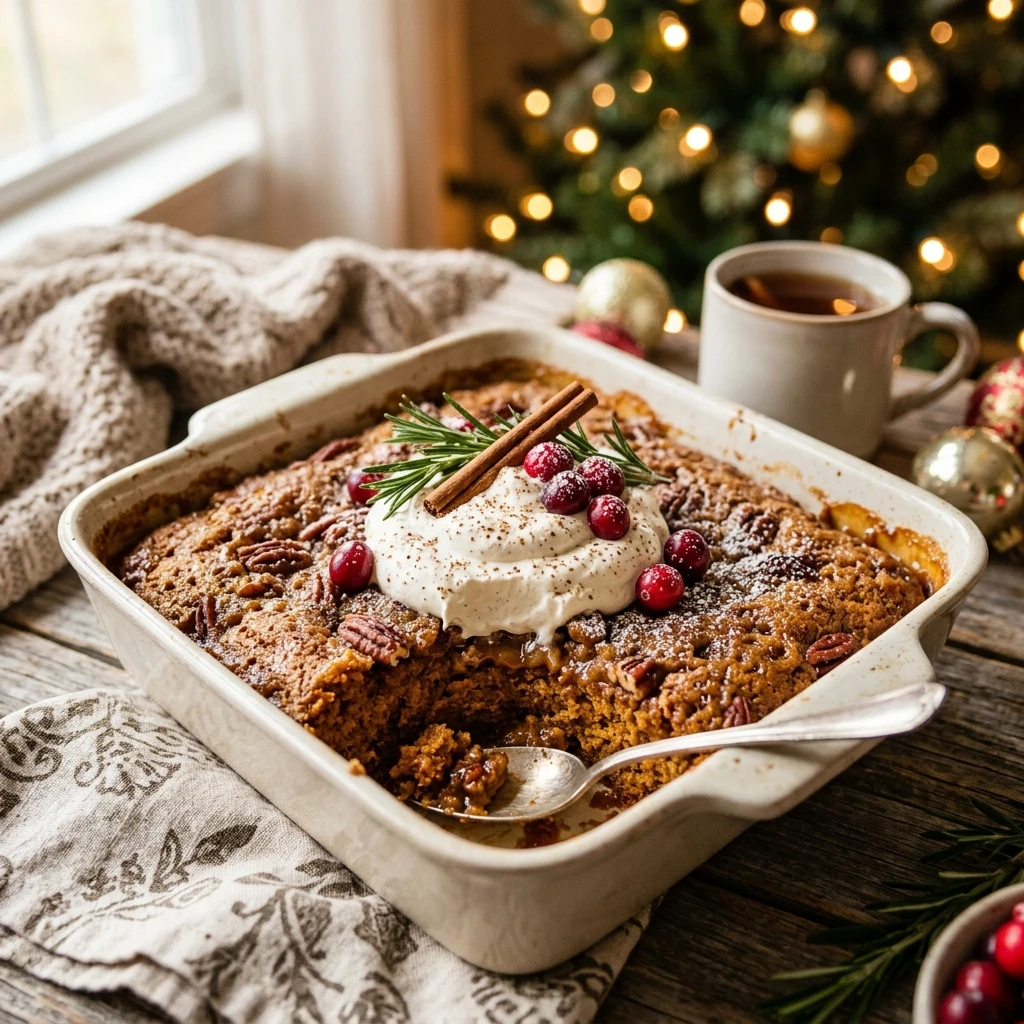 Gingerbread Dump Cake Christmas Morning Easy