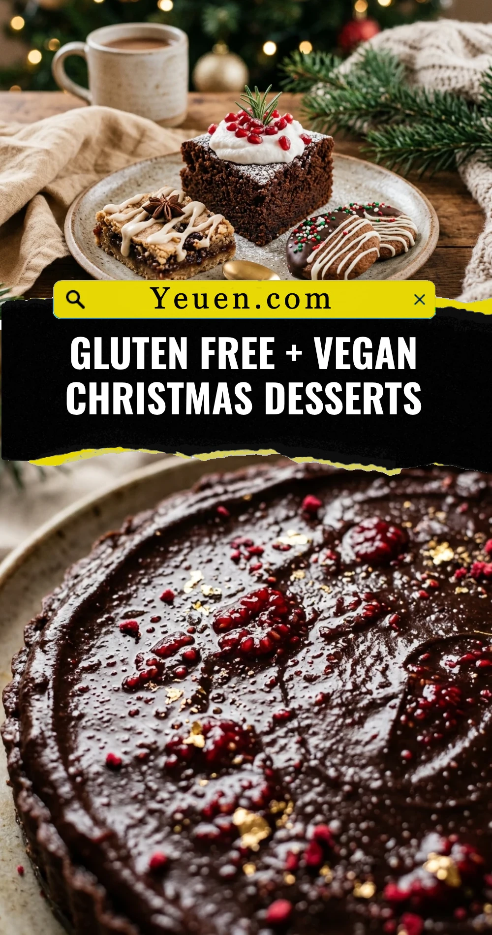Gluten Free + Vegan Christmas Desserts