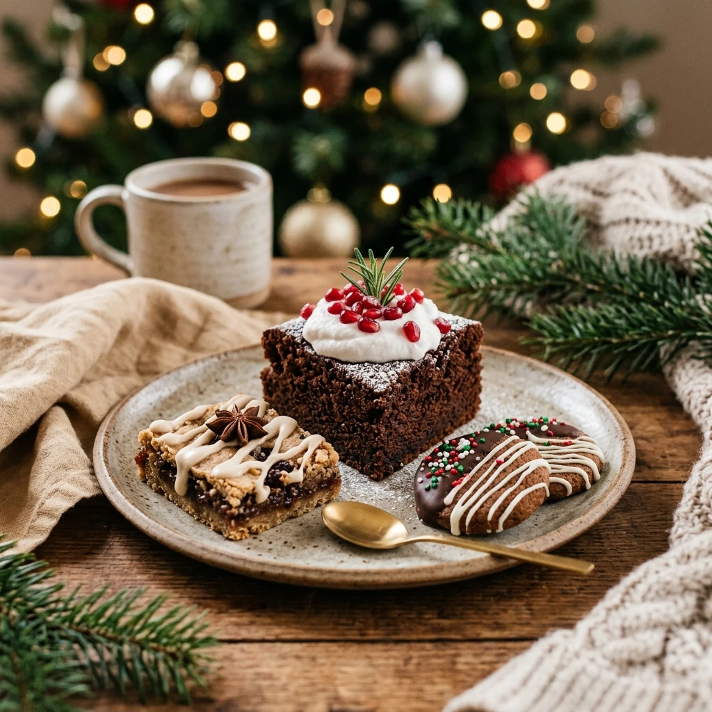 Gluten Free + Vegan Christmas Desserts