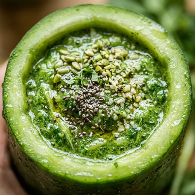 Green Cucumber Bowl Smoothie Detox High Protein Weight Loss Healthy