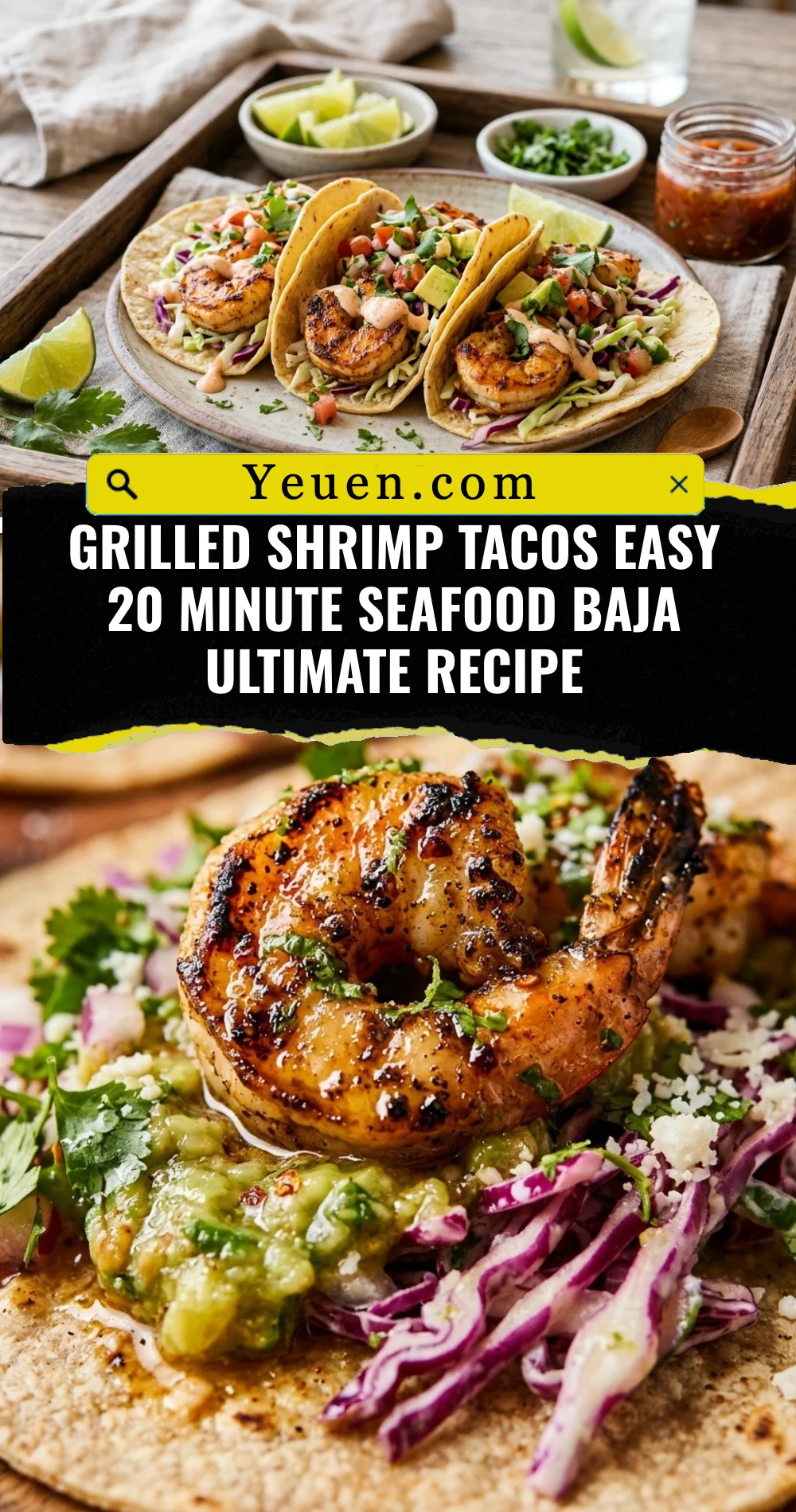 Grilled Shrimp Tacos Easy 20 Minute Seafood Baja Ultimate Recipe