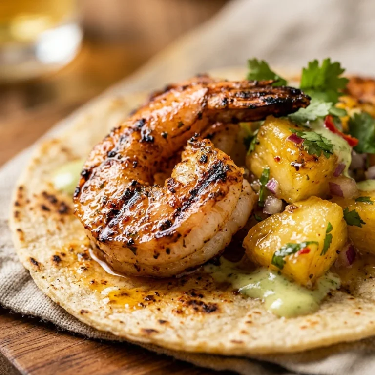 Grilled Shrimp Tacos With Pineapple Salsa Easy 20 Minute Seafood Ultimate