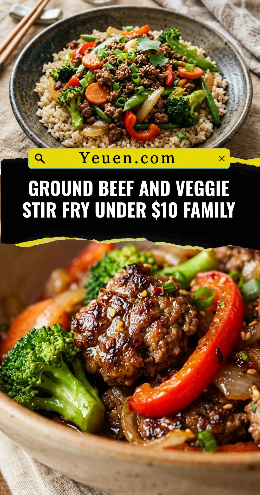 Ground Beef And Veggie Stir Fry Under $10 Family
