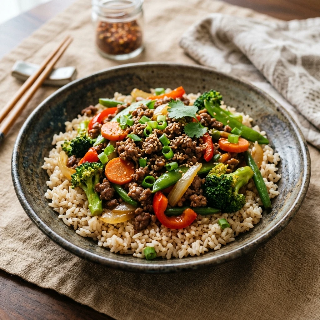 Ground Beef And Veggie Stir Fry Under $10 Family