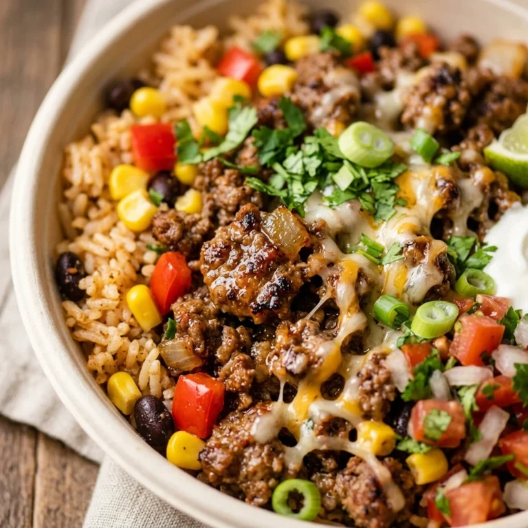 Ground Beef Burrito Bowls $2 Each Meal Prep