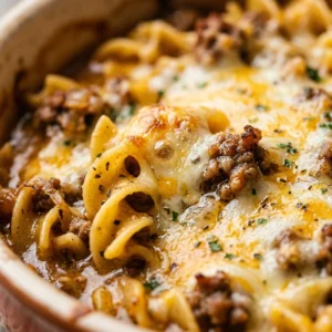 Ground Beef Casserole With Noodles Cheesy
