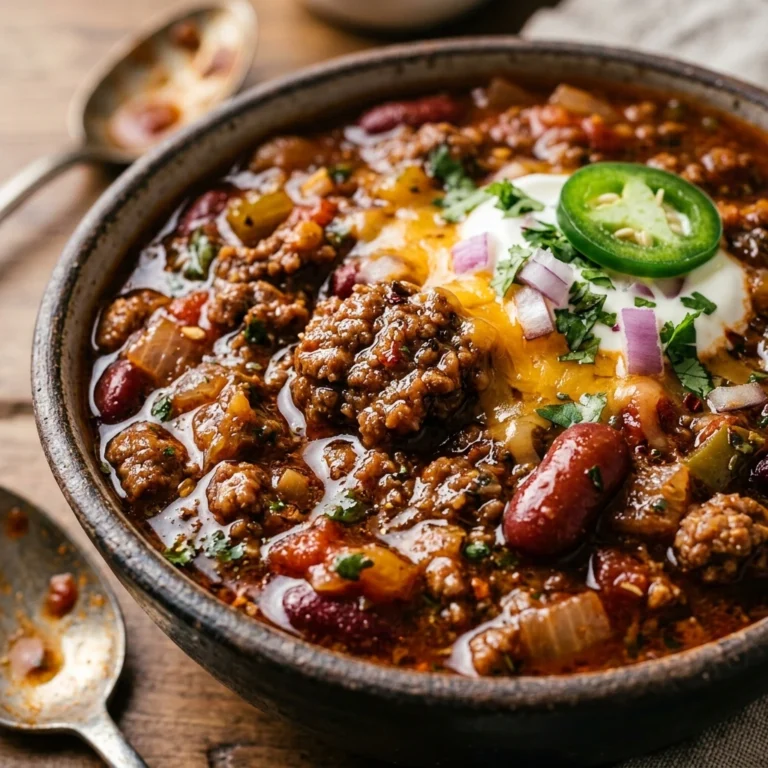 Ground Beef Chili That Wins Cookoff Under $10