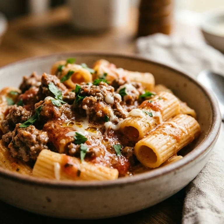 Ground Beef Creamy Pasta One Pot Pasta Easy Family Budget Under $3