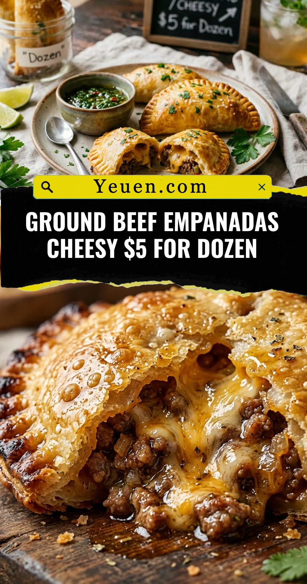 Ground Beef Empanadas Cheesy $5 For Dozen