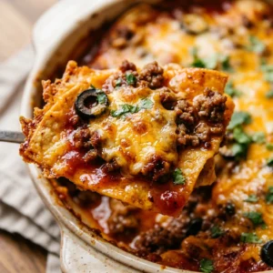 Ground Beef Enchilada Casserole Cheesy Family Easy Budget Under $3