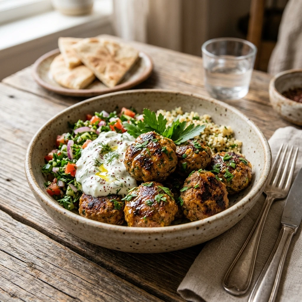 Ground Beef Kofta Meatballs Budget Easy Family Under $3 Per Serving