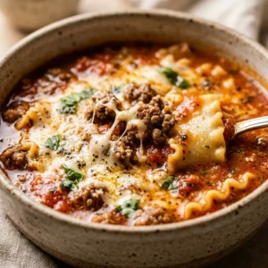 Ground Beef Lasagna Soup One Pot Pasta Easy Family Budget Under $3