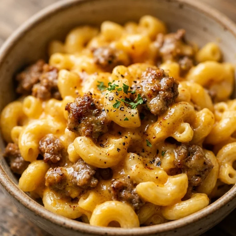 Ground Beef Mac And Cheese One Pot Pasta Easy Family Budget Under $3