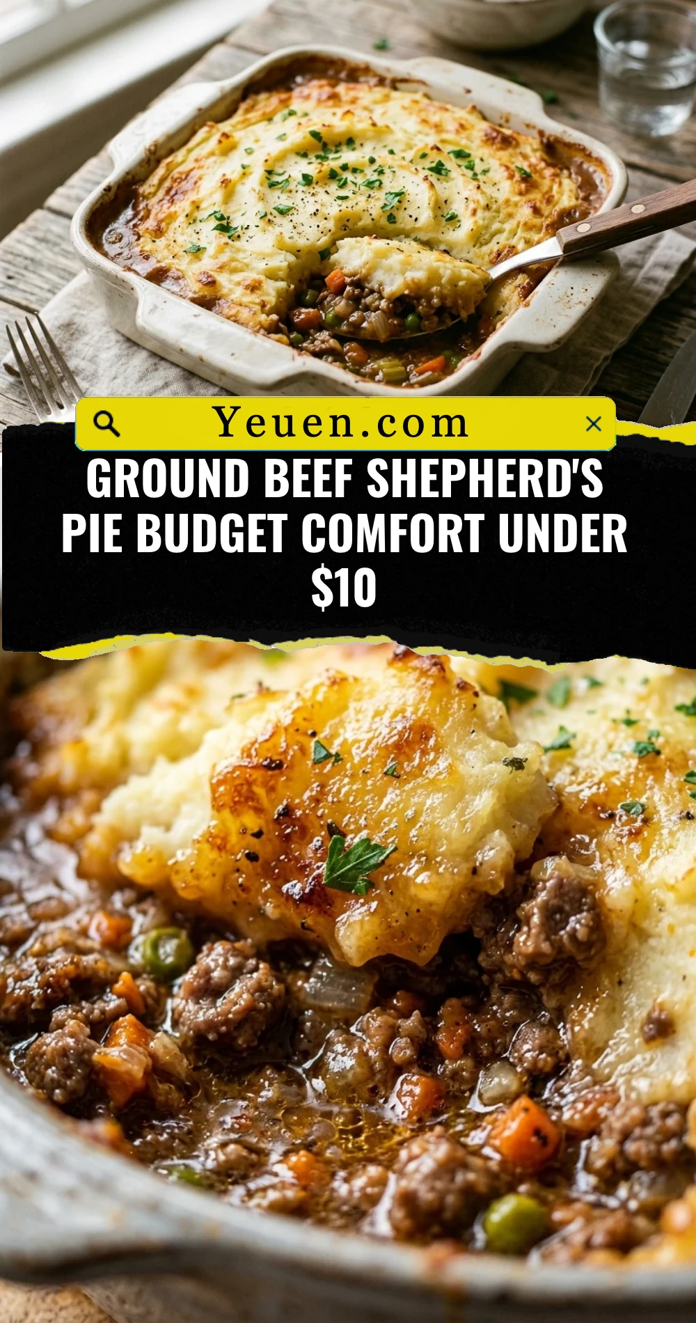 Ground Beef Shepherd's Pie Budget Comfort Under $10