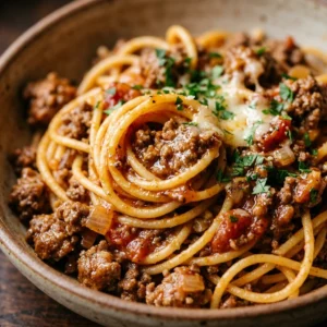 One Spaghetti Ground Beef Spaghetti One Pot Pasta Easy Family Budget Under $3 – Yummy ...