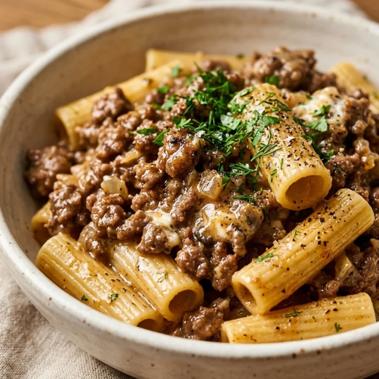 Ground Beef Stroganoff One Pot Pasta Easy