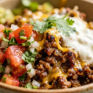 Ground Beef Taco Bowls Easy 20 Minute Weeknight Healthy Ultimate Recipe