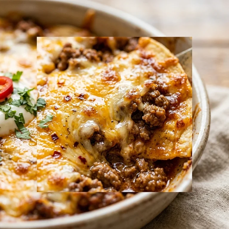 Ground Beef Taco Casserole Cheesy 5 Ingredient